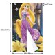 thumbnail image 4 of Cortina de puerta Rapunzel para puerta, cortina opaca con estampado de patrón, cortina divisoria de ambientes, tapiz para decoración del hogar, 34" de ancho x 56" de largo, 4 of 7