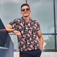 thumbnail image 4 of Fotbe Daisies Flowers Camiseta Polo de Golf para Hombre con Estampado – Camisa Deportiva Transpirable con Cuello Abotonado-Small, 4 of 6