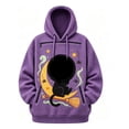 thumbnail image 2 of Halloween Pet Pouch Hoodie Men Women Long Sleeve Cute Graphic Loose Hooded Sweatshirt Pullover Tops Dog Cat Carrier Hoodie, 2 of 6