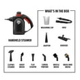 thumbnail image 2 of Dirt Devil 7-in-1 Portable Corded Handheld Steamer with Muli-Surface Cleaning Tools, Chemical Free Steam Cleaner, Black, WD21000, 2 of 4