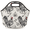Multicolor 1, variant on Jiaoprinted Ocean Animal Shark Insulated Neoprene Lunch Bag for Women, Watercolor Sharks Handbag Lunchbox Food Container Tote Cooler Warm Pouch