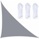 thumbnail image 1 of x 4 x 5 m Waterproof Triangle Shade Sail with 3 Ropes, Durable Heavy Duty Fabric for Garden, Outdoor, 1 of 5