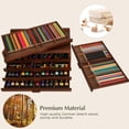 thumbnail image 6 of VISWIN 6 Drawers Wood Artist Supply Storage Box with Detach Dividers-Walnut, 6 of 7