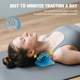 thumbnail image 4 of Neck Stretcher and Cervical Traction Device, Relaxer for TMJ Pain and Shoulder Pain Relief, Cervical Traction Device Pillow, Spine and Neck Corrector(Blue), 4 of 6