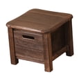 thumbnail image 3 of deevoka Wooden Storage Stool Decor Household Small Stool for Apartment Office Indoor 30cmx30cmx25cm, 3 of 9