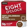 Eight O,Clock Coffee Colombian Peaks Single-Serve Keurig K-Cup Pods, Medium Roast Coffee Pods, 96 Count