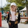 thumbnail image 6 of Xixirimido Paint Splatter Soccer Ball Printed Kids Hoodies for Boys Girls Zip Up Hoodie Sweatshirt 3D Graphic Long Sleeve Pullover Top with Pocket for Fall Winter Velvet Lining, 14-16 Years, 6 of 8
