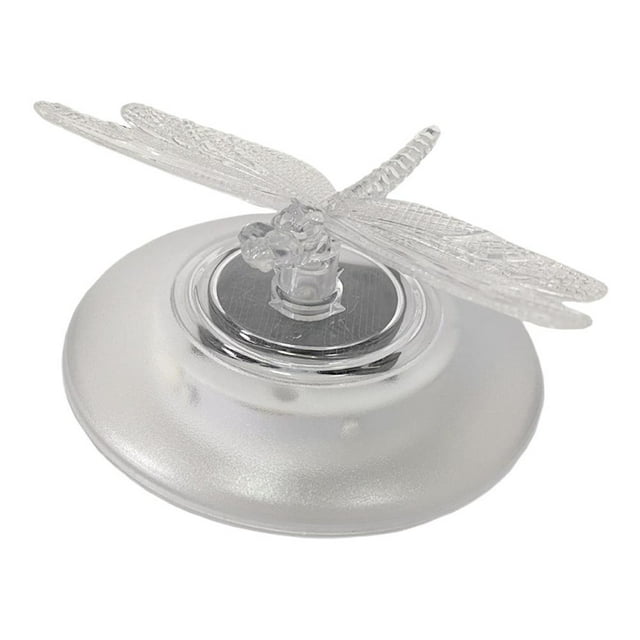 DHliIQQ Dragonfly Shape Solar Swimming Pool Ornaments Pond Light Floating Waterproof LED Efficiency Lamp Detachable Energy
