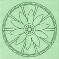 thumbnail image 1 of Ahgly Company Machine Washable Indoor Square Transitional Mint Green Area Rugs, 6' Square, 1 of 7