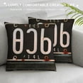 thumbnail image 3 of Qinduosi Movie Theater Theme Throw Pillow Covers Retro Movie Clapboard Decorative Pillow Covers Cushion Csse Square Pillowcase White, 3 of 5