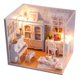 thumbnail image 2 of Miniatura de casa de muñecas DIY Kit de de Bricolaje en Miniatura de con Luces de Muebles Habitación de Magideal Miniatura de casa de muñecas DIY, 2 of 7