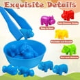 thumbnail image 2 of GKDOMS Contar Animales Juguetes Juego de Combinación con Cuencos de Clasificación Actividades de Aprendizaje Preescolar Juguete Sensorial Montessori para Matemáticas Clasificación de Colores Favores d, 2 of 5