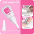 thumbnail image 4 of Pegamento de uñas en gel MEKERUI Super Strong, 15 ml, para presionar las uñas, 4 of 7