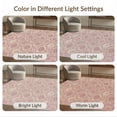 thumbnail image 7 of ODIKA Pink Vintage Damask Distressed Scrolling Peony Scroll Border Non-Slip Flatwoven for Living Room, Under Sectional, Family, 7 of 7