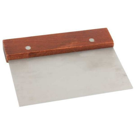 

2Pack Crestware WHDS63 Dough Scraper Steel/Wood 6-1/2 In