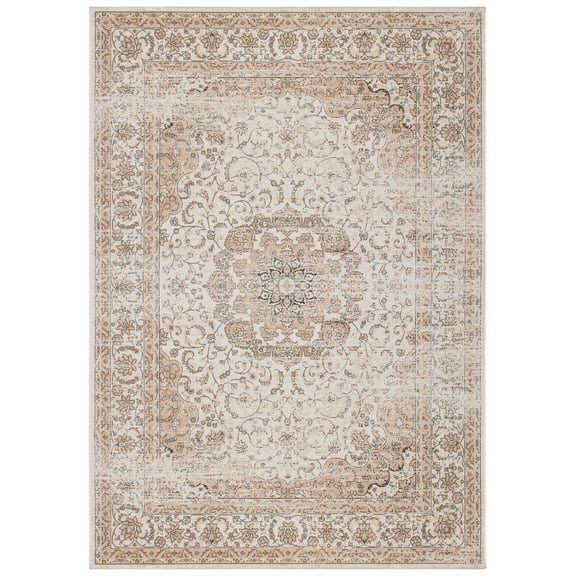 SAFAVIEH Atlas Coreen Oriental Area Rug, Ivory/Beige, 3'3" x 5'3"
