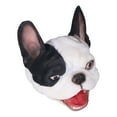thumbnail image 3 of Marioneta de mano de perro realista y adorable, juguete de mano para cumpleaños, ideal para contar historias (blanco y negro)., 3 of 14