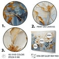 thumbnail image 3 of Designart "Serene Blue Floral Mixture II" Seasonal Flowers Floater Framed Canvas Wall Art, 3 of 5