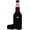 Black, variant on Blank Soft Foam Collapsible Boot Shaped Beer Bottle Coolie (Neon Blue, 12 Pack)