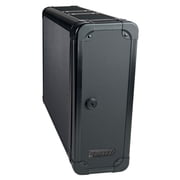 Vaultz Locking Closet Safe with Key Lock - Black