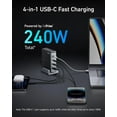 thumbnail image 4 of Anker 240W USB C Charger, Fast Compact 4-Port GaN Charger for MacBook Pro/Air, iPhone, iPad Pro, Dell XPS, Galaxy, Pixel, Apple Watch, and More, 4 of 6