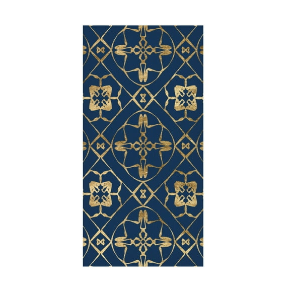 Trademark Fine Art Alonzo Saunders Motif on Blue XIII Canvas Wall Art