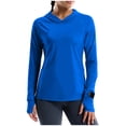 thumbnail image 2 of Naittoop Long Sleeve Sun Shirt for Women - Lightweight UPF 50+ UV Sun Protection Hoodie Quick Dry SPF Tops for Summer Running, 2 of 5