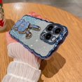 thumbnail image 2 of GFDYREE Wahhle Designed for iPhone 14 Pro Max Glitter Case, Luxury Plating Cute Bling Rabbit Kickstand Phone Cover for Women Girls with Camera Protector, 2 of 7