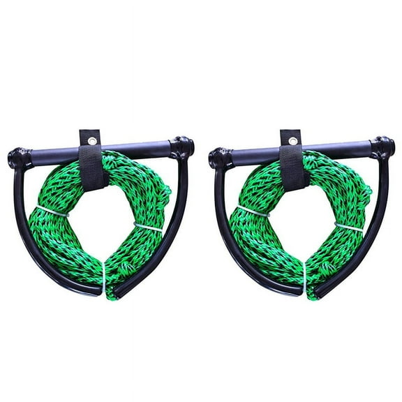 2X Water Ski Rope 23M Ski Rope with Wakeboard Style Grip Surfing Tow Line Leash Cord for Wakeboard Kneeboard Surfing