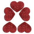 thumbnail image 2 of LOLIPPYY Set of 5 Red Rhinestone Heart Pins Elegant Brooches for Valentine's Day Wedding Bridesmaids Bridal Jewelry Accessories, 2 of 7