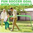 thumbnail image 6 of BOHEN 9x5FT Portable Soccer Goal for Kids Backyard with Carry Bag - Easy Folding Lightweight Fun for Outdoor Indoor Training Games for Teen Youth Adult (Green, 9x5FT, 1 Pack), 6 of 8