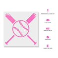 thumbnail image 2 of Plantilla de Arte con Bate de Béisbol Stencil Revolution, 2 of 5