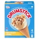 Cornet de dessert glacé DRUMSTICK(MD) de NESTLÉ(MD) au caramel sucré et salé 4 x 130 mL – image 1 sur 18