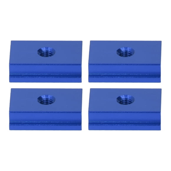 Sliding Slot Nut, High Hardness Sliding Nut M6 4Pcs Rust Resistant 30 Series for Table Saws Red,Silver,Blue