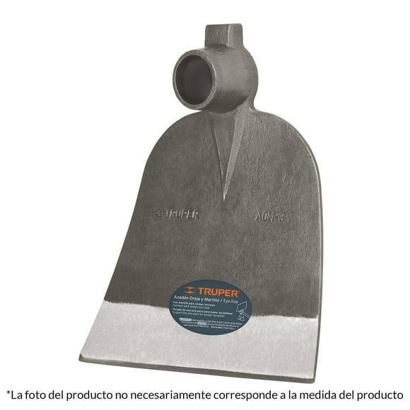 Azadón oreja y martillo, No. 1 sin mango Truper