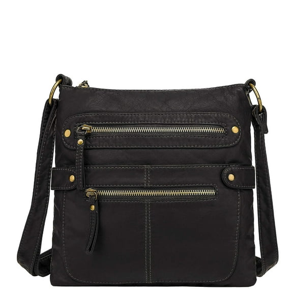 SCARLETON Crossbody Bags for Women, Purses for Women, Crossbody Purse with Multiple Pocket, Mothers Day Gifts Purse Small, H182001, Black