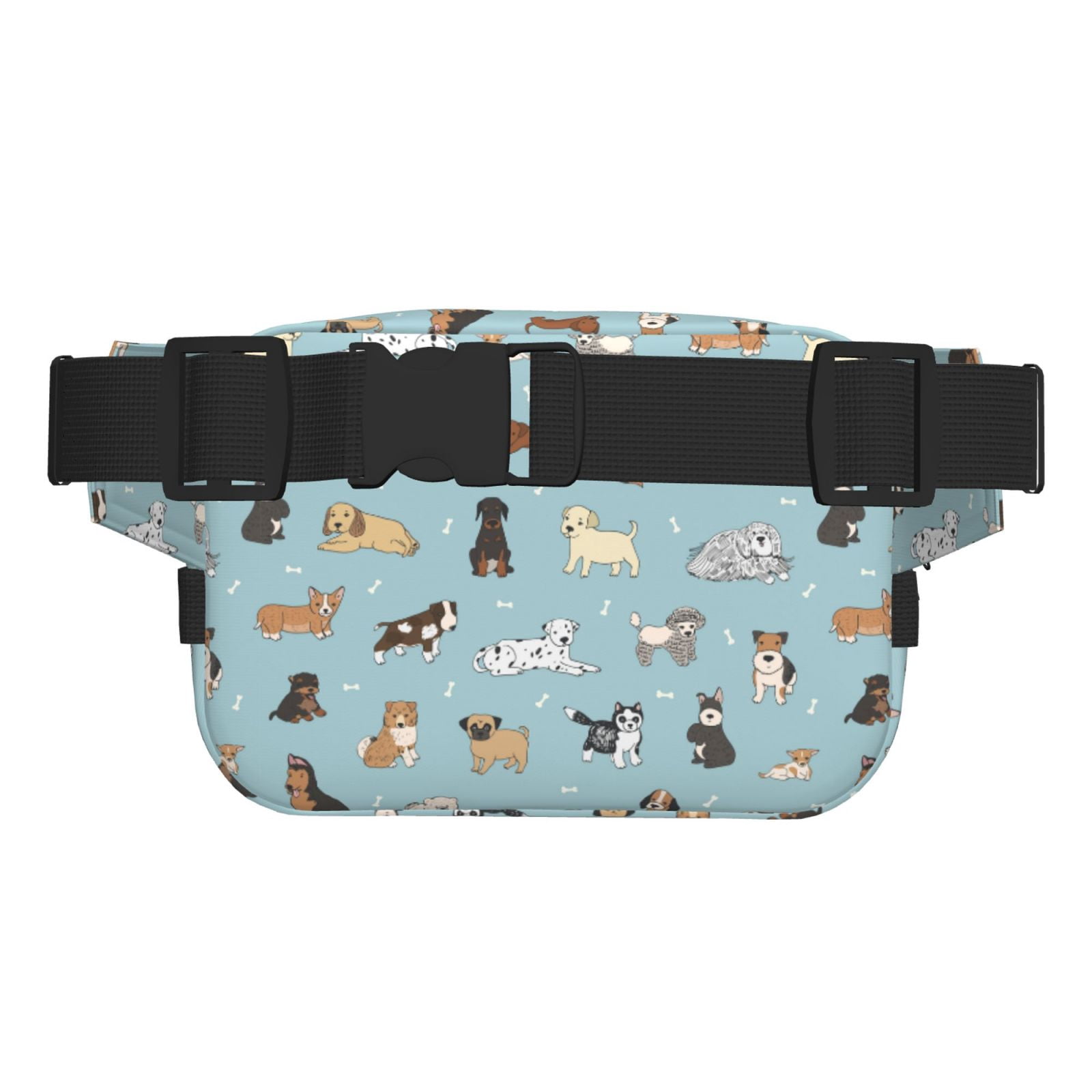 Hirioo Dog Pets for Double Layer Waist Bag Adjustable Fanny Pack For Travel Running Hiking