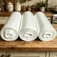 thumbnail image 6 of CCOCC 2 Gallon Small Trash Bags,Bathroom Trash Can Bags,Small Trash Bags Bathroom,Clear,150 Counts/ 3 Rolls, 6 of 11