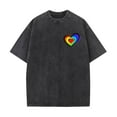 thumbnail image 4 of EchfiProm Mens Graphic Tees Cotton Black Shirts Short Sleeve Valentine Graphic Basic Tops for Adult M, 4 of 5