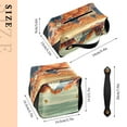 thumbnail image 2 of Fall Pumpkin Harvest Tissue Box Cover Leather Square Rectangle Tissue Box Holder for Bathroom Living Room Desk Office Decor, 2 of 7