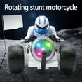 thumbnail image 5 of Meggemo 360° Rotating RC Stunt Motorcycle - Tricycle Robot Toy with LED Lights, Ideal for Indoor/Outdoor Trick Play & Holiday Gifting, 5 of 6