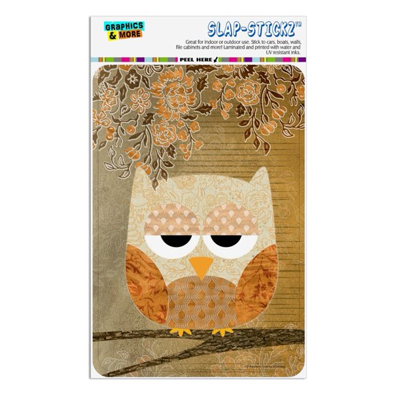 Sleepy Owl Antique Retro Home Business Office Sign