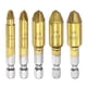 thumbnail image 1 of Dañado Tornillo Extractores Juego, #0 #1 #2 #3 #4 1/4" Hexagonal Vástago Titanio Recubierto Alta Velocidad Acero Despojado Roto Tornillo Extractor 1 Juego (5uds), 1 of 6