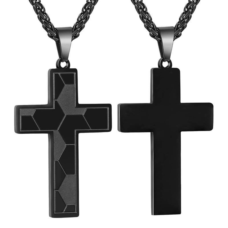 APSVO Soccer Cross Necklace Pendant for Teen Boys and Men