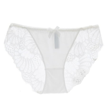 

MIARHB Women Lace Panties Fashion Underwear Underpants Lingerie Bow Briefs