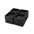 thumbnail image 2 of BTSD-home Bed Risers 3 or 6 Inch Heavy Duty Stackable Furniture Risers for Sofa Table Couch Chair Bed Raisers Blocks 4 Pack Black, 2 of 5