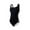 Black, variant on TYR Women's Solid Aqua Controlift One Piece Swimsuit, Blue, 24