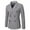 Dark Gray, variant on toraway Men Suit Pants 46 Autumn Male Autumn and Winter Suit Double Plaid Button Lapel Multi Pocket Long Sleeve Blazer Coat L