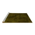 thumbnail image 2 of Ahgly Company Machine Washable Indoor Rectangle Abstract Yellow Contemporary Area Rugs, 2' x 5', 2 of 4