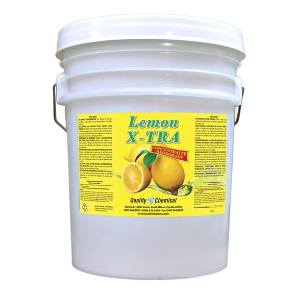 Lemon X-tra concentrated deodorizer / pleasant lemon scent / 5 gallon pail